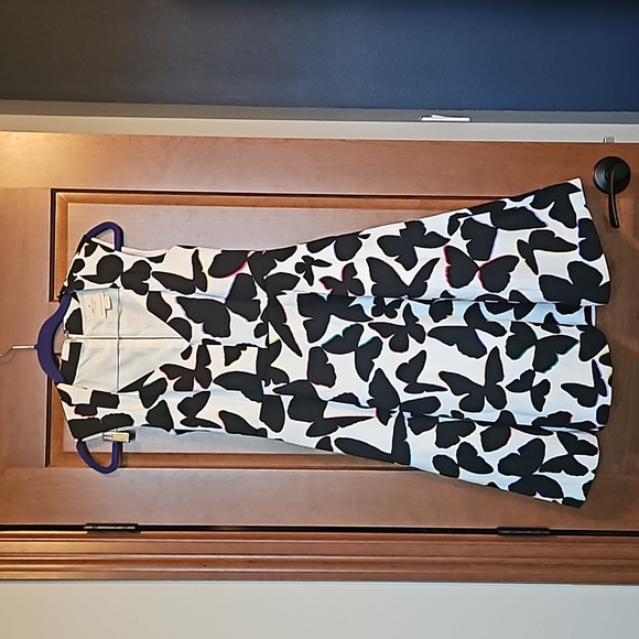 KATE SPADE 'butterfly' fit & flare Dress - Picture 3 of 11